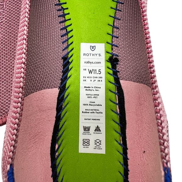 Rothy’s The Point Desert Rose Women’s Size 11.5 - Picture 7 of 8